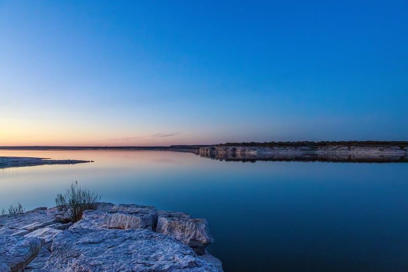 sunset over nature